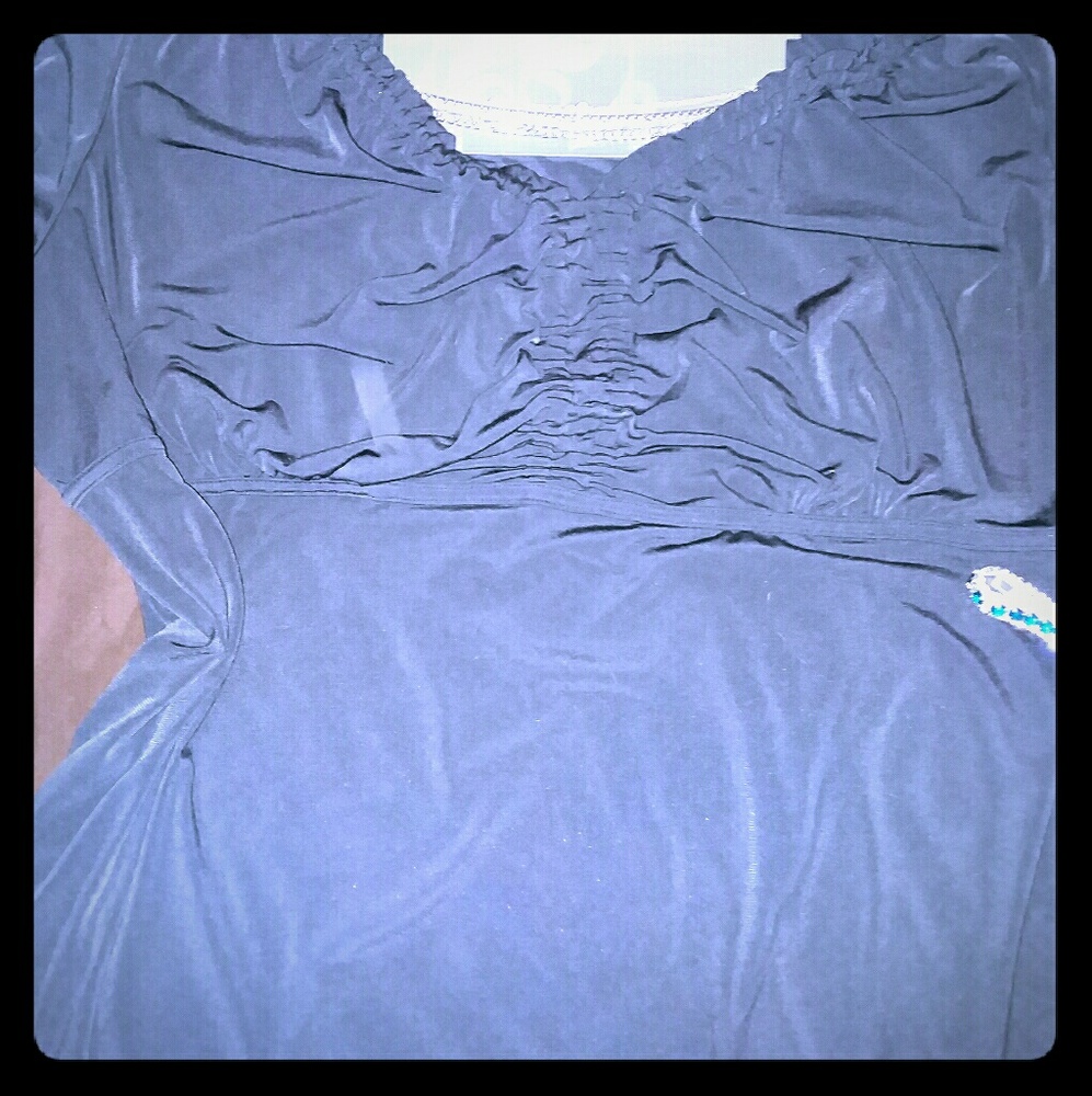 3x Lane Bryant black blouse